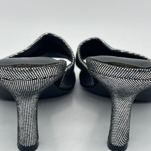 Torrid Gray Holographic Print Kitten Heel - Size 8W - Picture 7 of 10